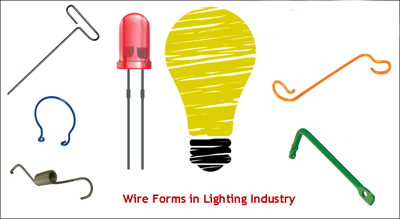 wire forms in lighting industry